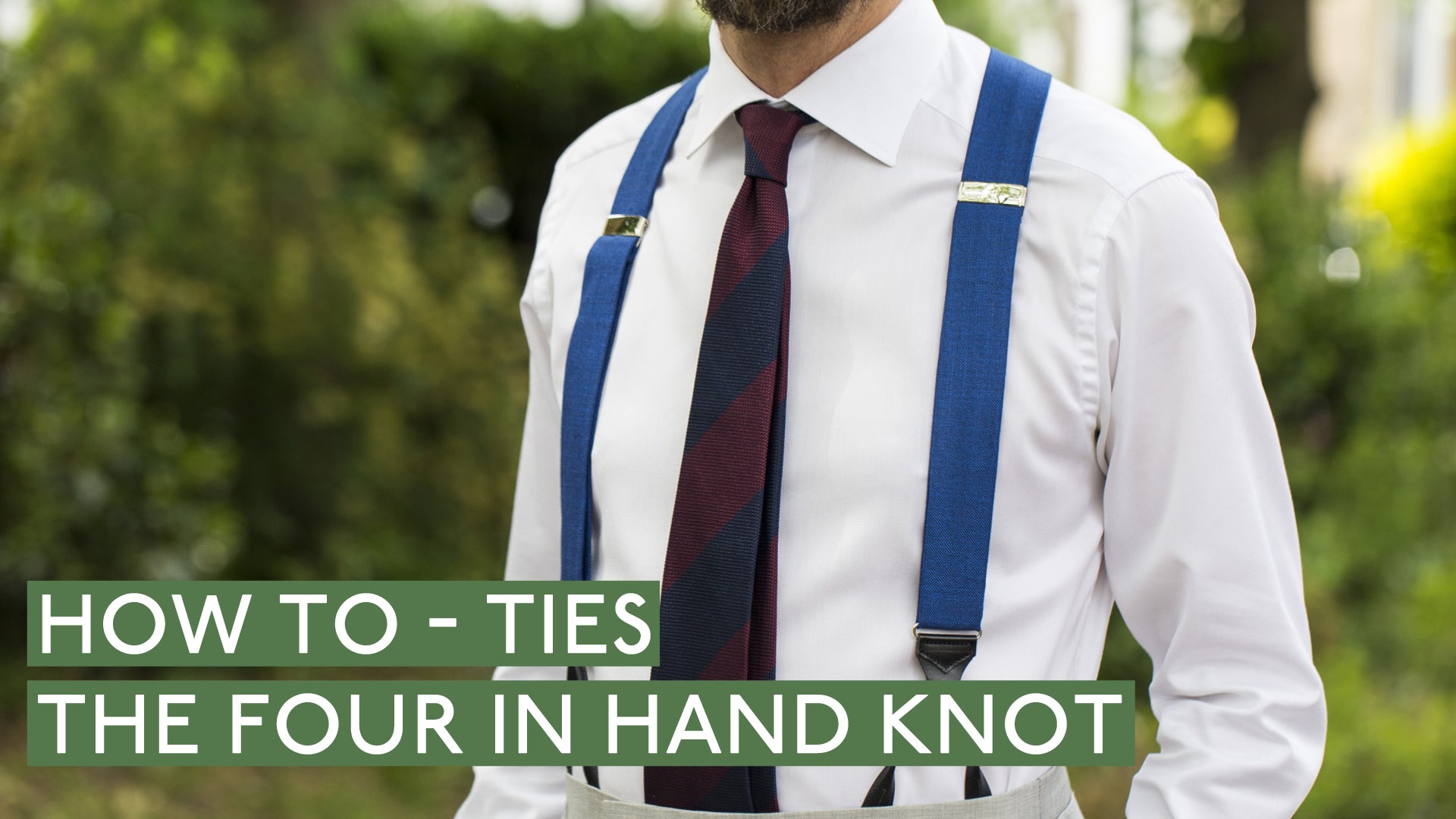 How To - Ties: The Four In Hand Knot